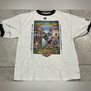 Super Bowl XXXII 1998 vintage tshirt size large Starter brand new authentic